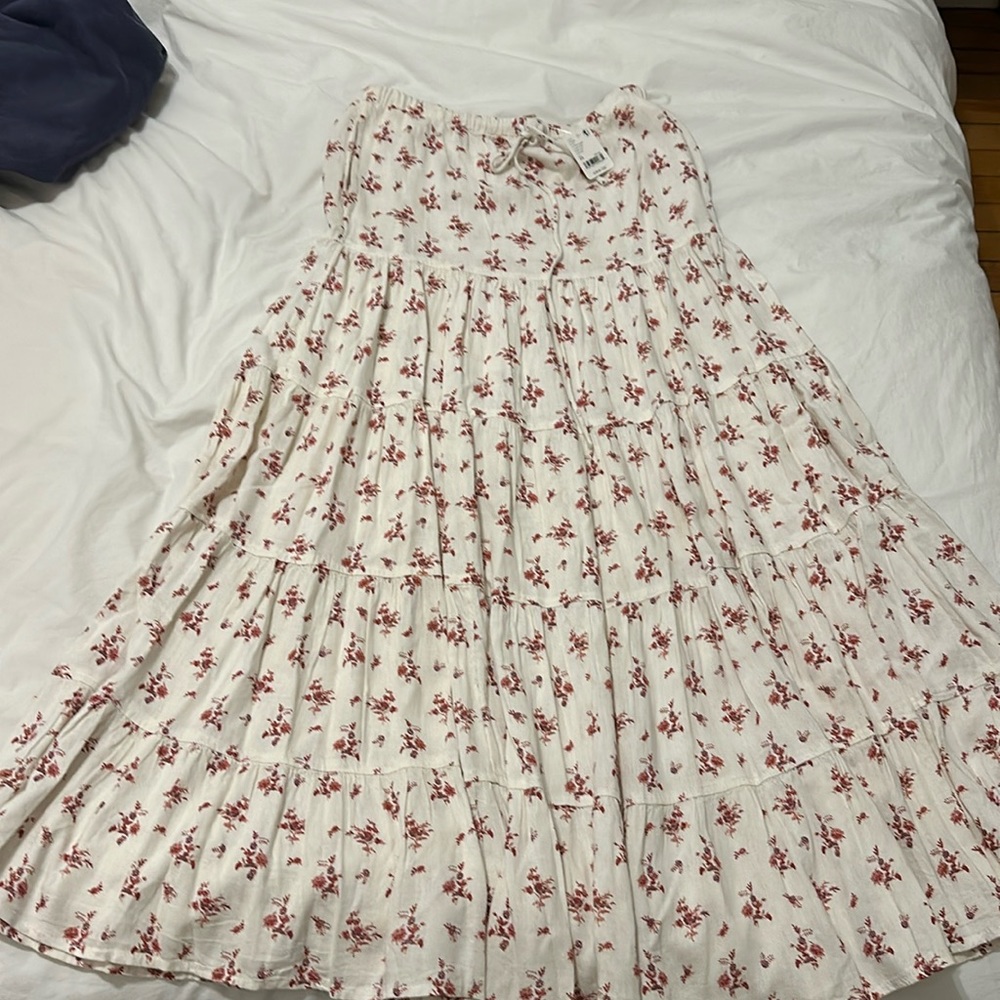 Free People Nova floral maxi skirt